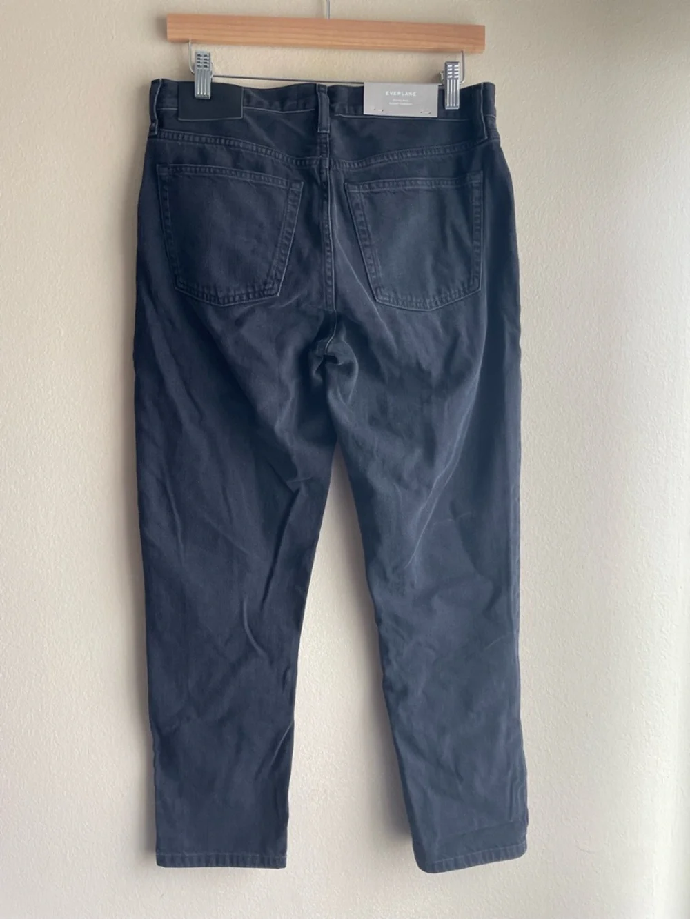 New Everlane Women Super Soft Straight Leg Jeans Black Size 28 - Picture 3 of 9